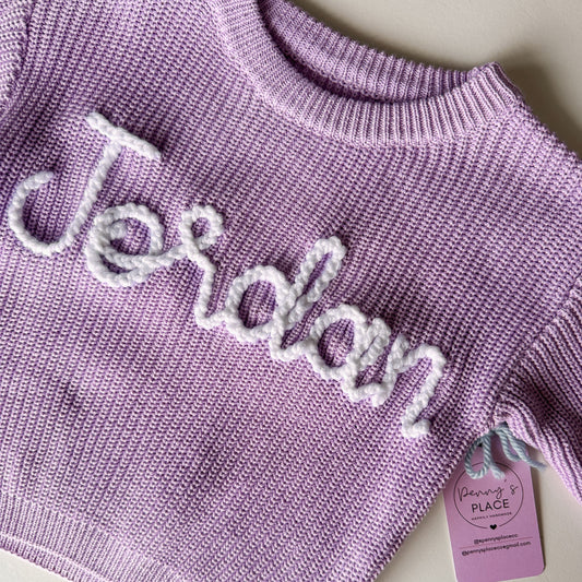 PURPLE Knit Sweater