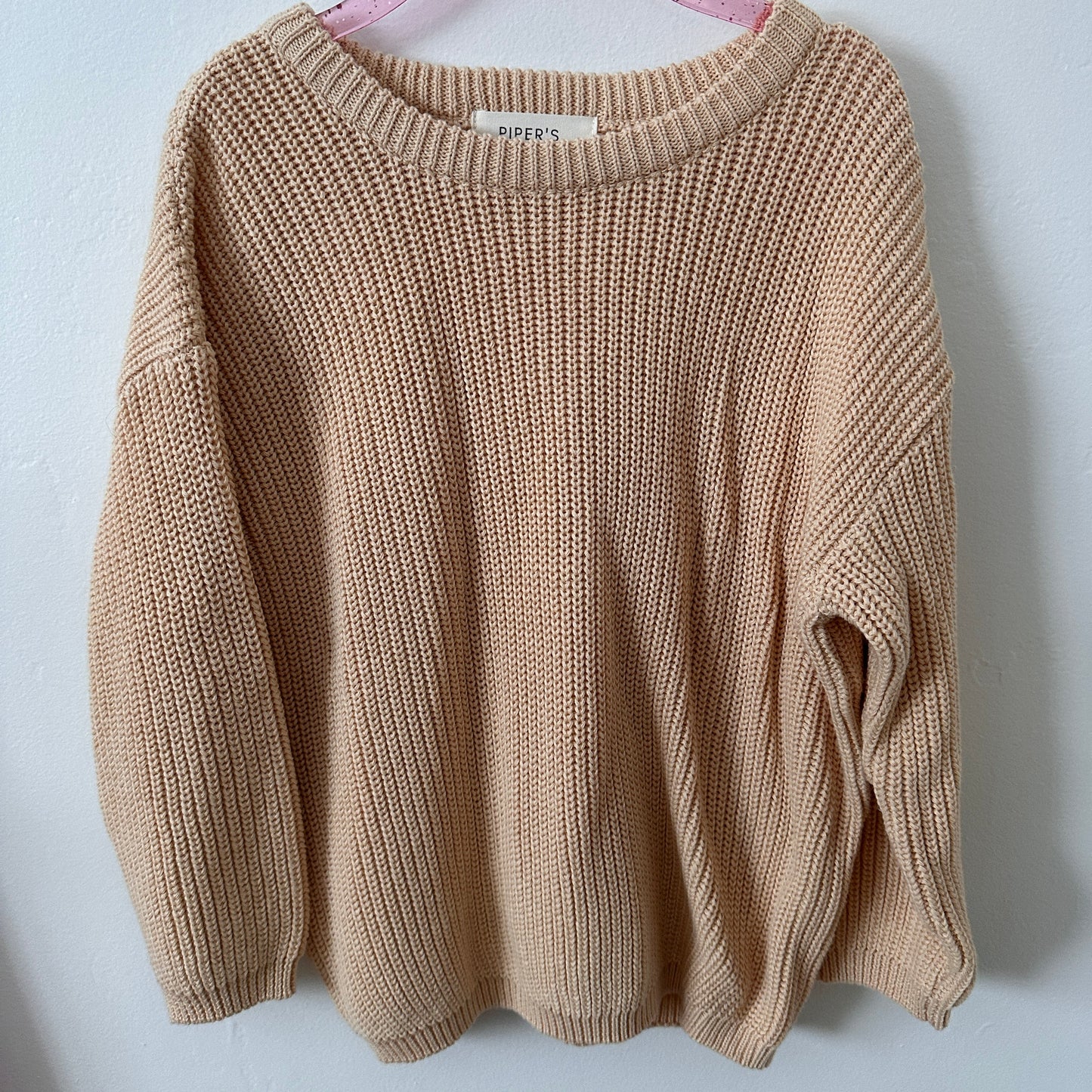 PRELOVED 3T Peach Knit Sweater