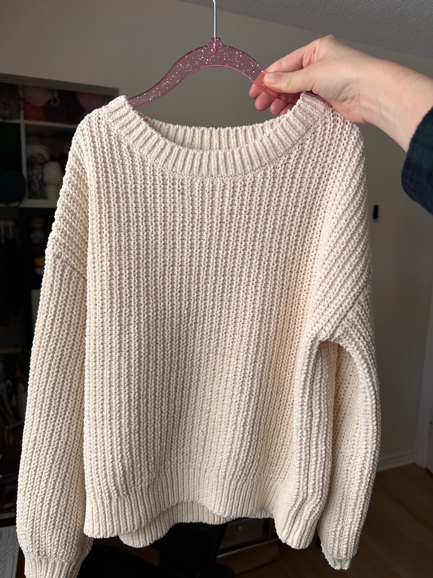 PRELOVED 4T Cream Knit Sweater
