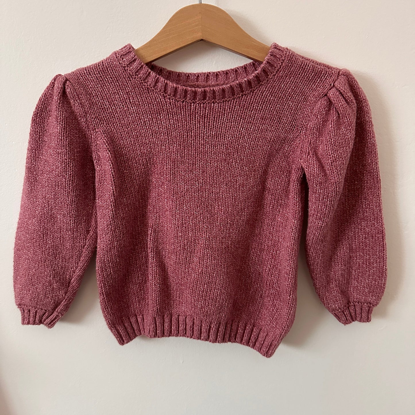 PRELOVED 2T Rose Knit Sweater