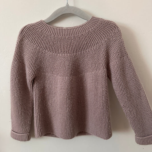 PRELOVED 18 - 24M Mauve Knit Sweater