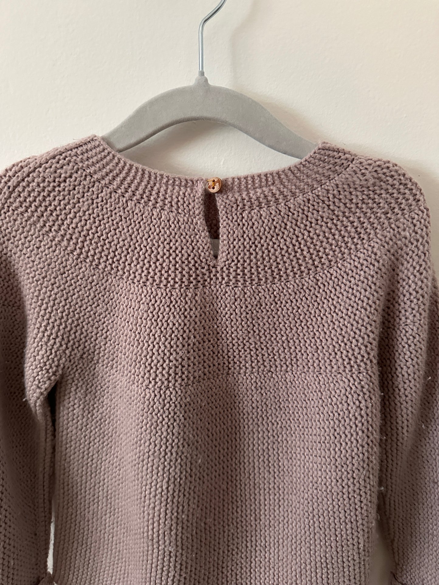 PRELOVED 18 - 24M Mauve Knit Sweater