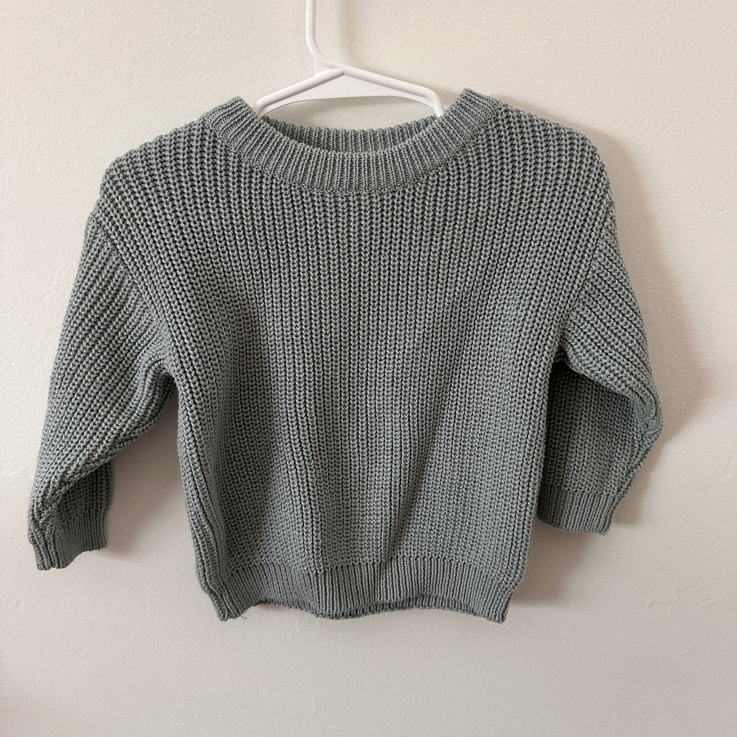 PRELOVED 3 - 6M Blue Knit Sweater