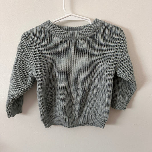 PRELOVED 3 - 6M Blue Knit Sweater