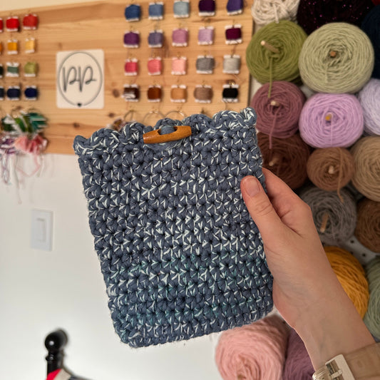 Double Blue E-Reader Sleeve (5 x 7)