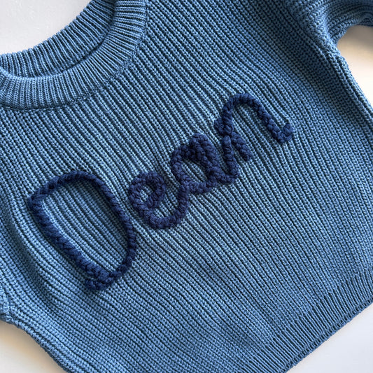 DENIM Knit Sweater
