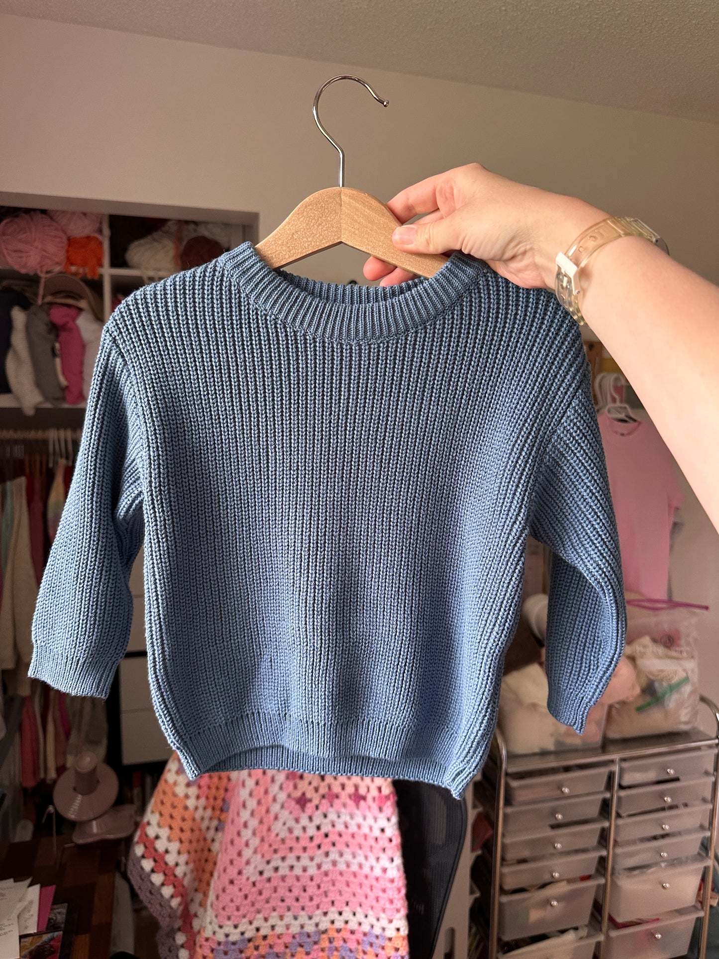 DENIM Knit Sweater