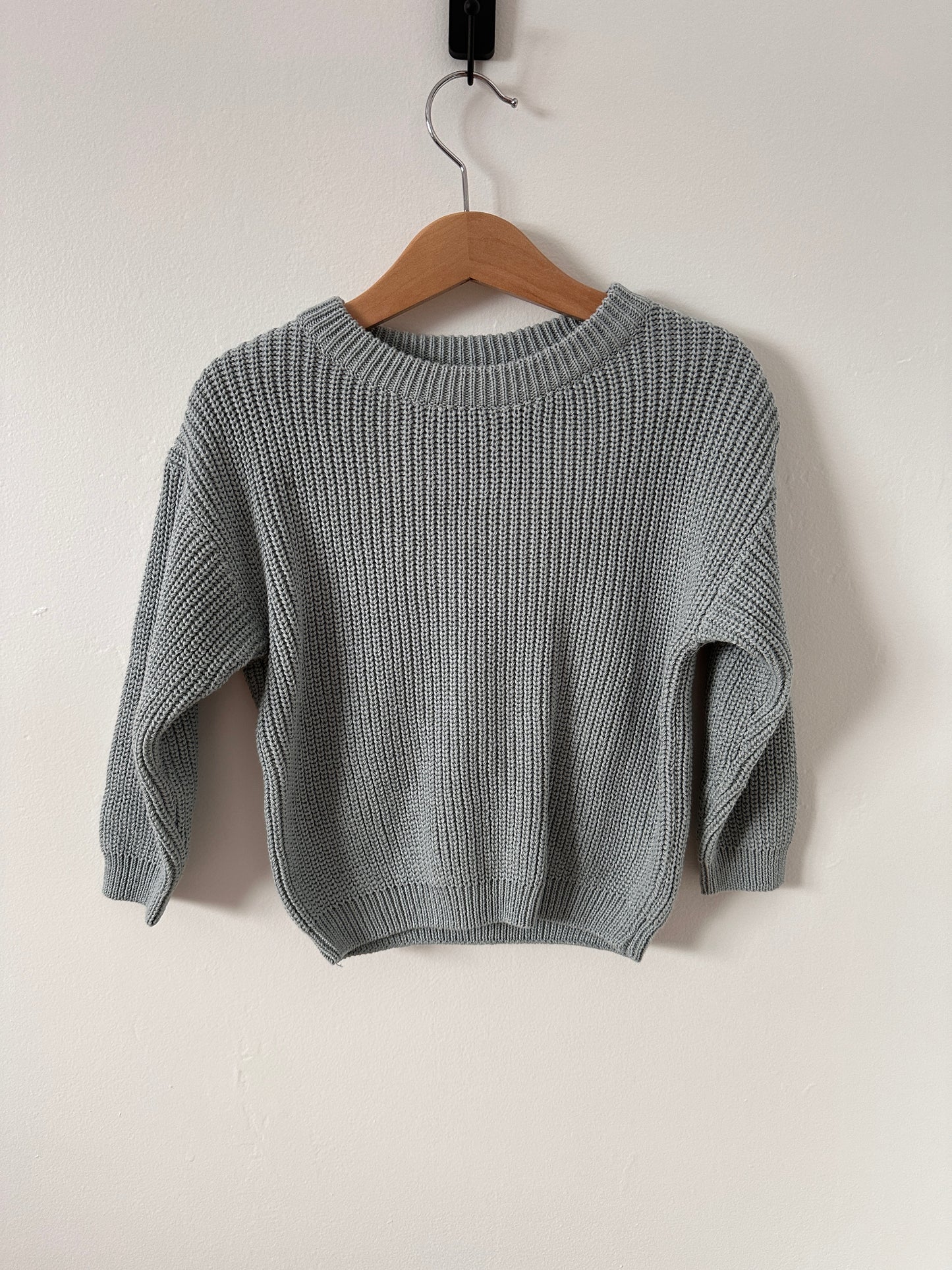 STEEL BLUE Knit Sweater