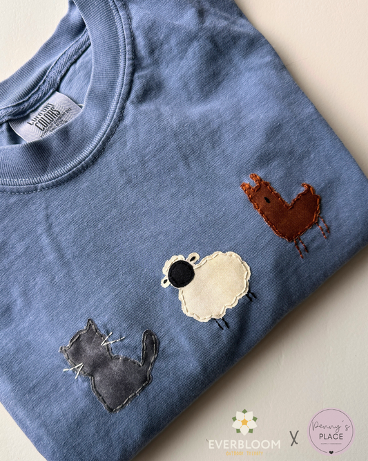 Farm Friends Appliqué T-Shirt (youth & adult)