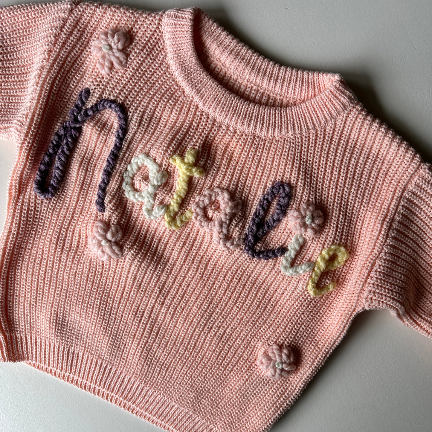 PEACHY PINK Knit Sweater