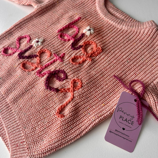 PINK CONFETTI Knit Sweater