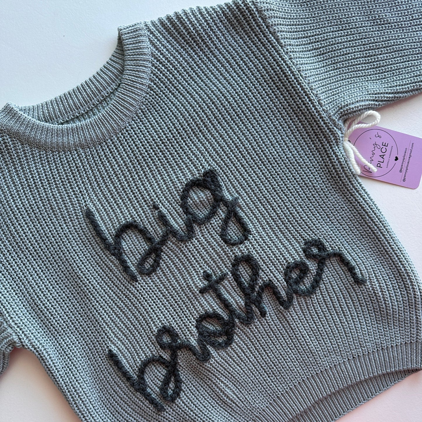 STEEL BLUE Knit Sweater